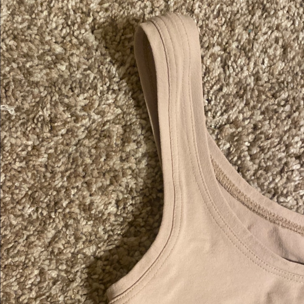 Women's Beige Tank Top - Picture 4 of 10